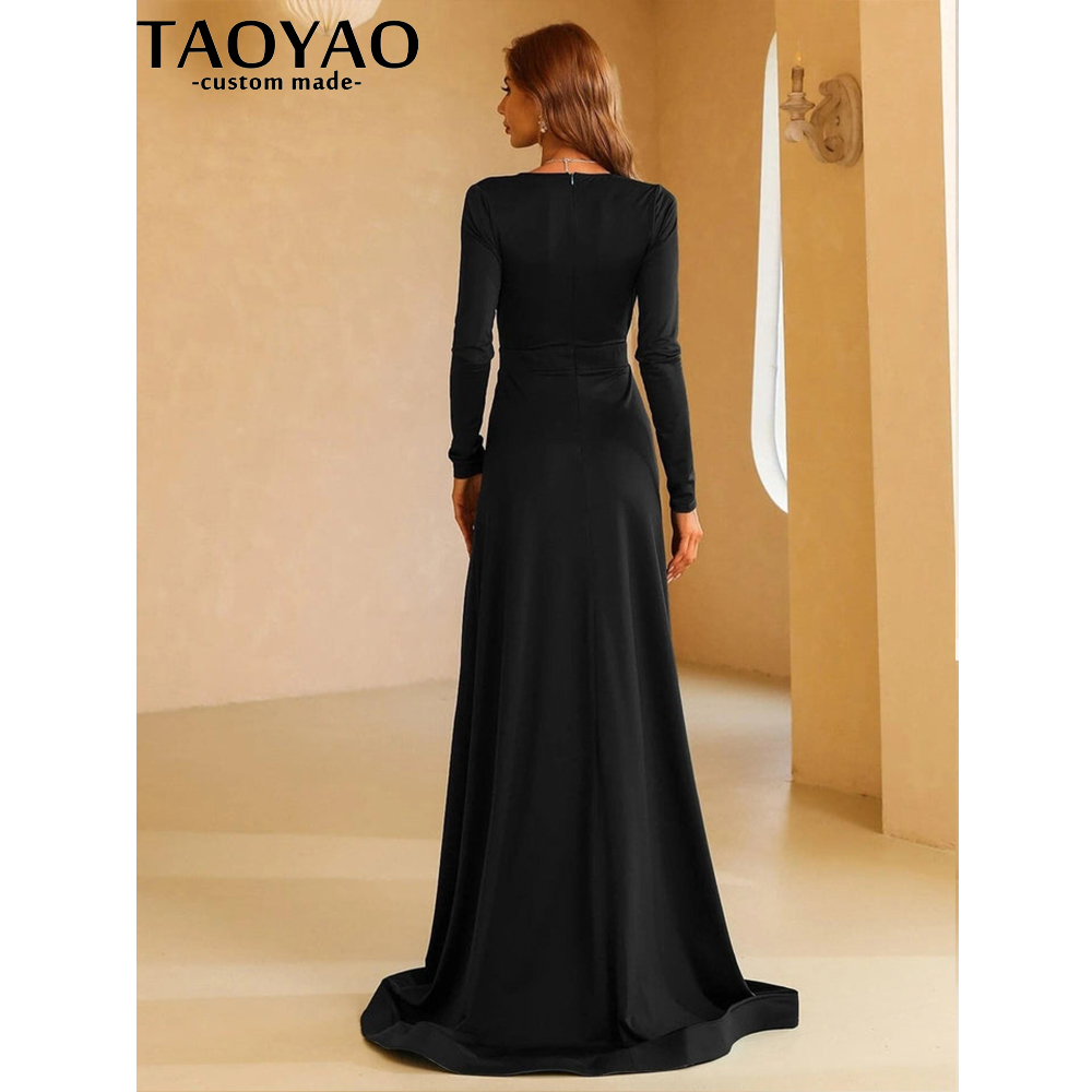 TaoYao Women Evening Dresses C - đánh giá và giá Elegant Satin Evening Gown Split