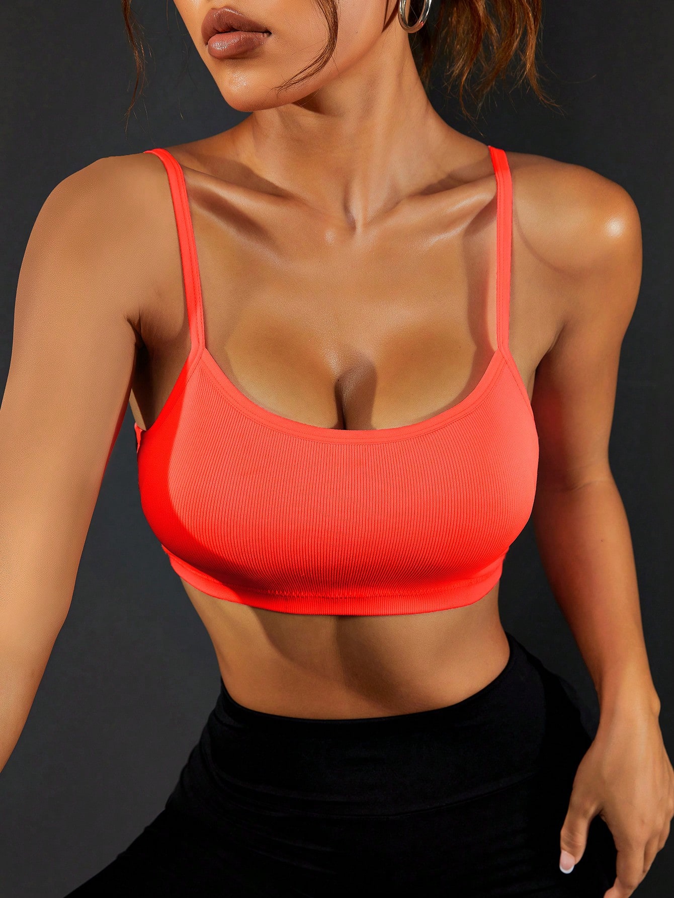 Women Ribbed Thin Strap Sports - đánh giá và giá Seamless Ribbed Workout Tank Top
