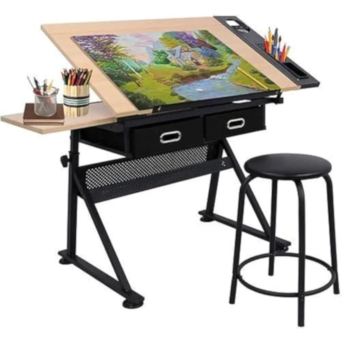 Adjustable Drafting Desk with  - đánh giá và giá Tops