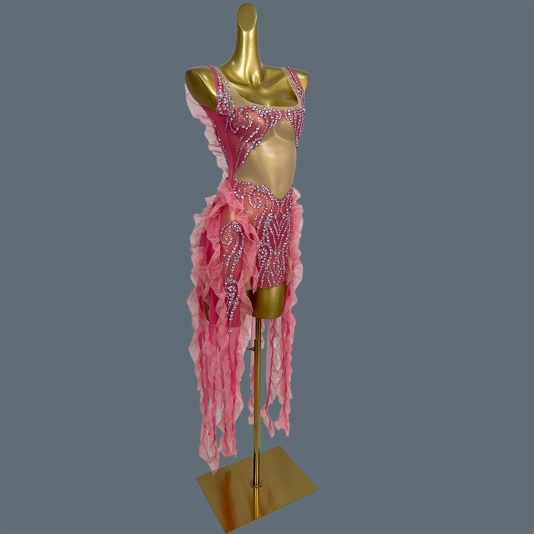 Fashion Sparkly Crystal Rhines - đánh giá và giá Sparkly Rhinestone Club Party Dress
