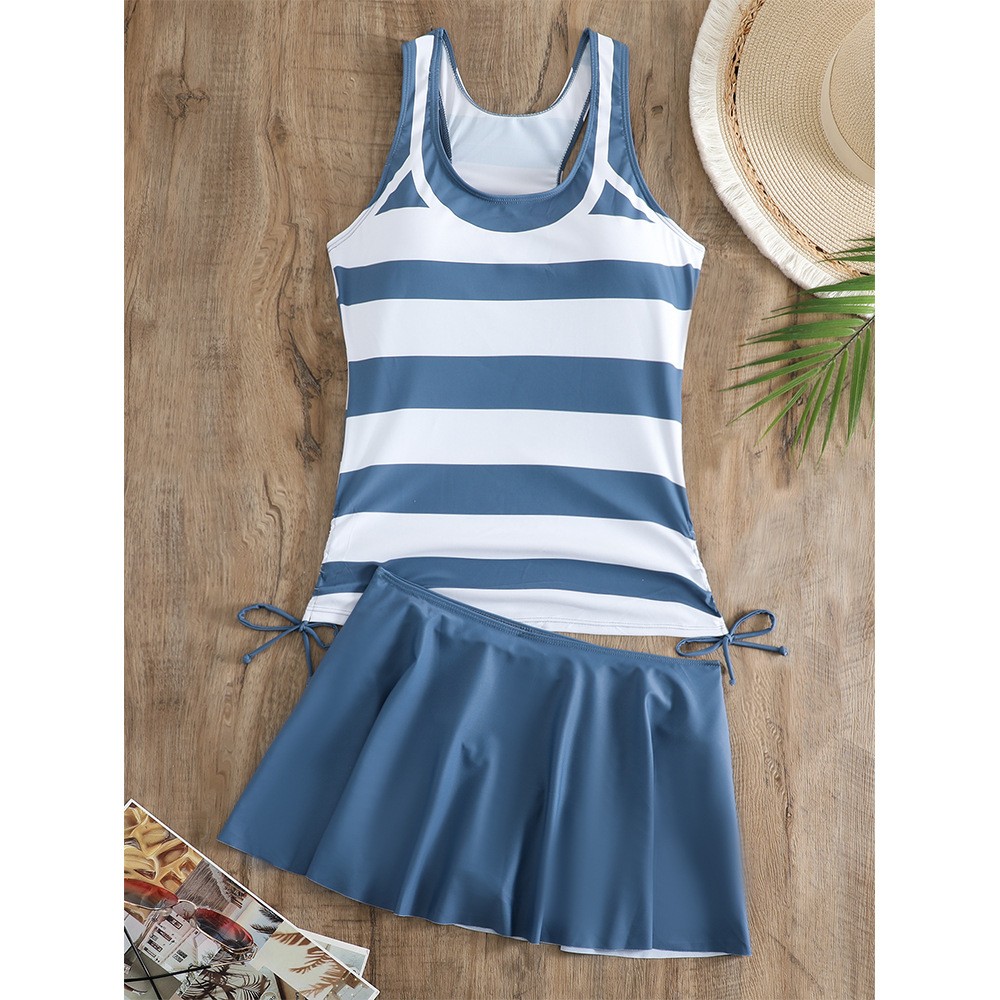 Tankini Woman Bikini Sleeveles - đánh giá và giá Skirts