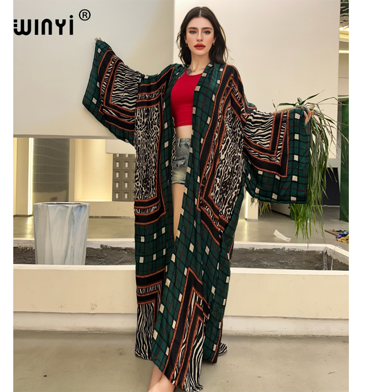 WINYI kimono sexy summer 2025  - đánh giá và giá Boho Summer Beach Maxi Dress