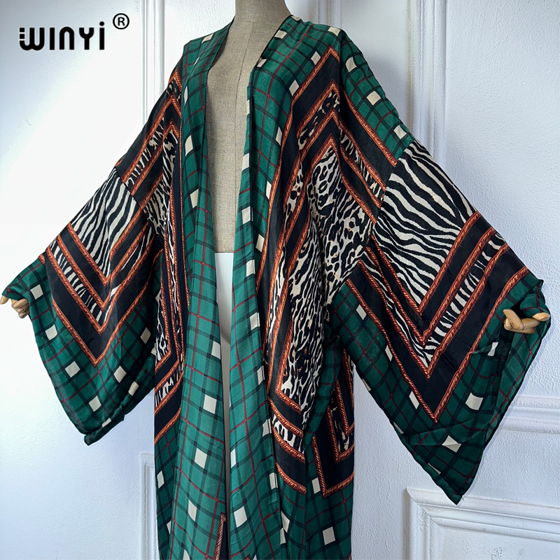 WINYI kimono sexy summer 2025  - đánh giá và giá Boho Summer Beach Maxi Dress