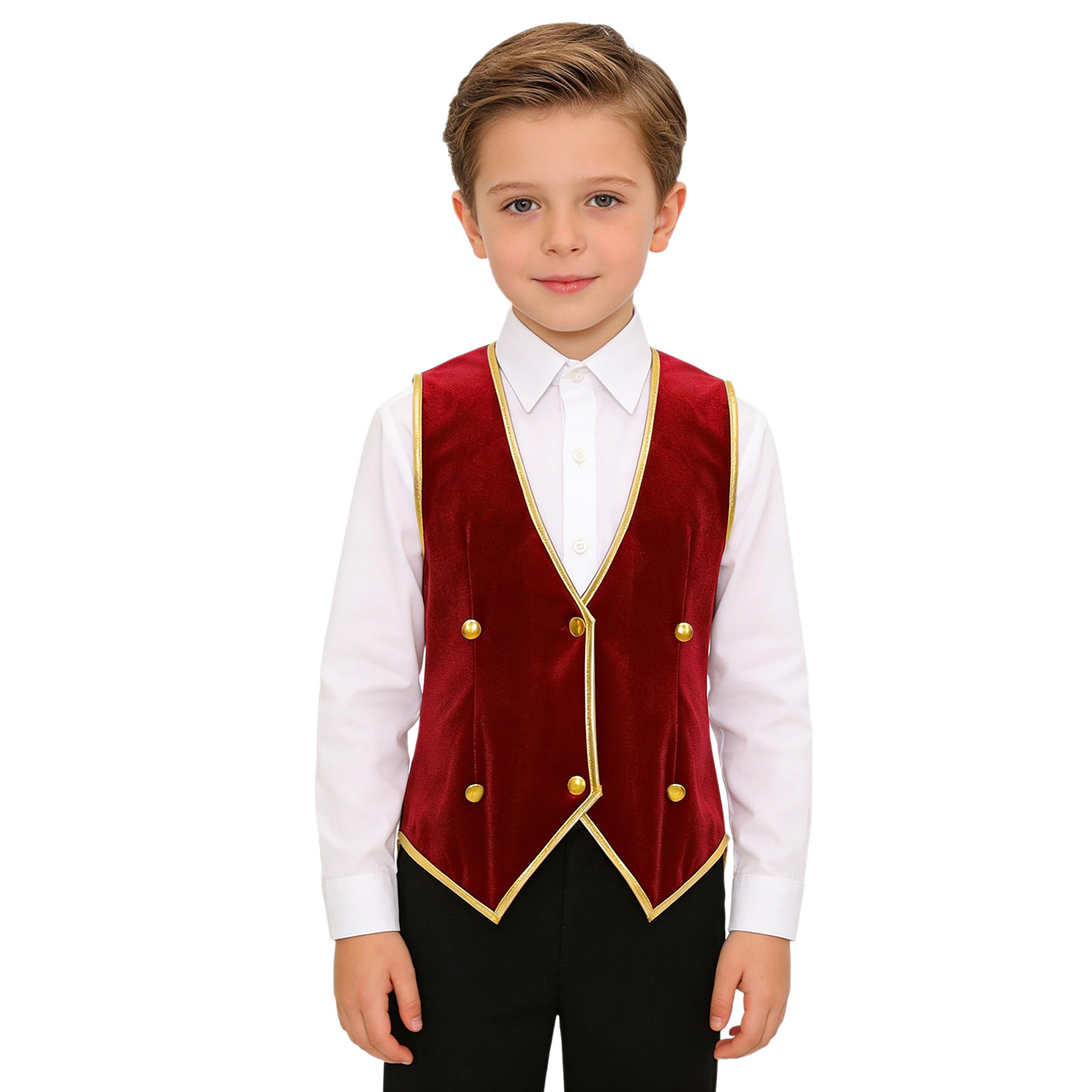 Kids Boys Medieval Velvet Vest - đánh giá và giá Dresses