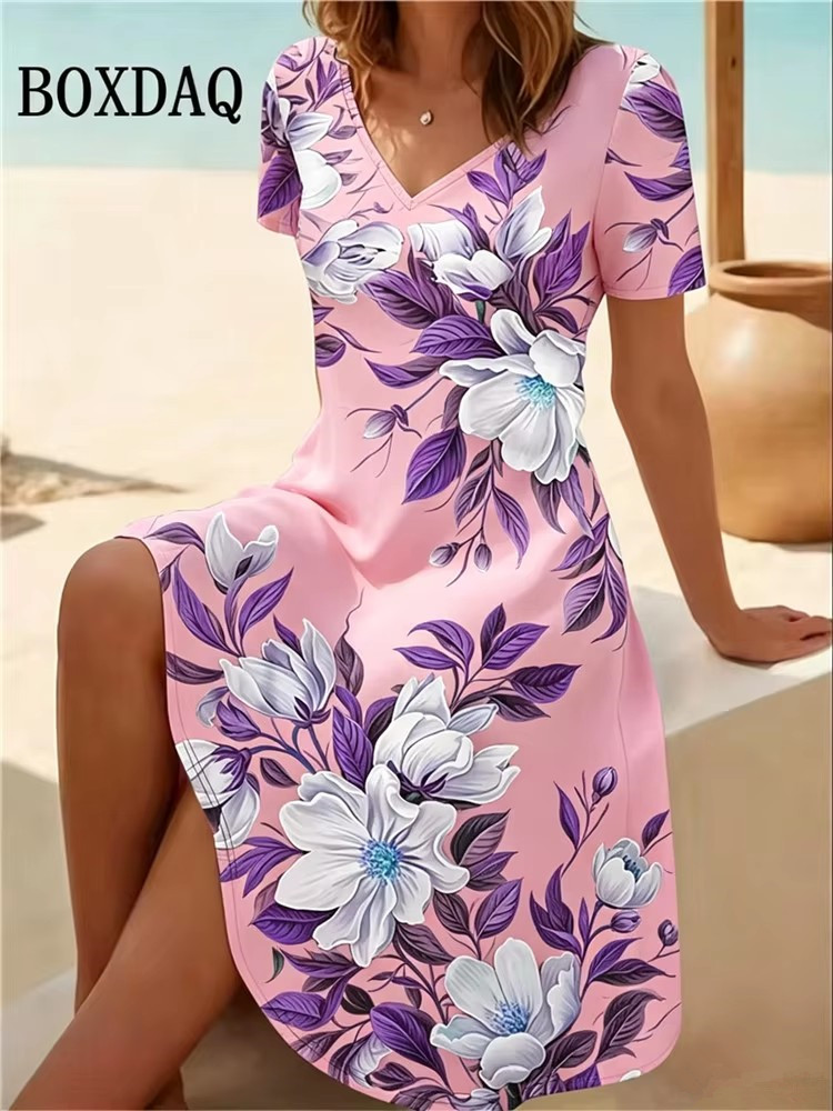 6XL Plus Size Women Dresses Su - đánh giá và giá Boho Summer Beach Maxi Dress