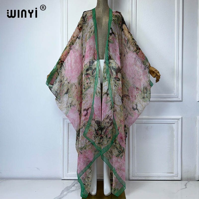 WINYI maxi kimono summer Persp - đánh giá và giá Boho Summer Beach Maxi Dress