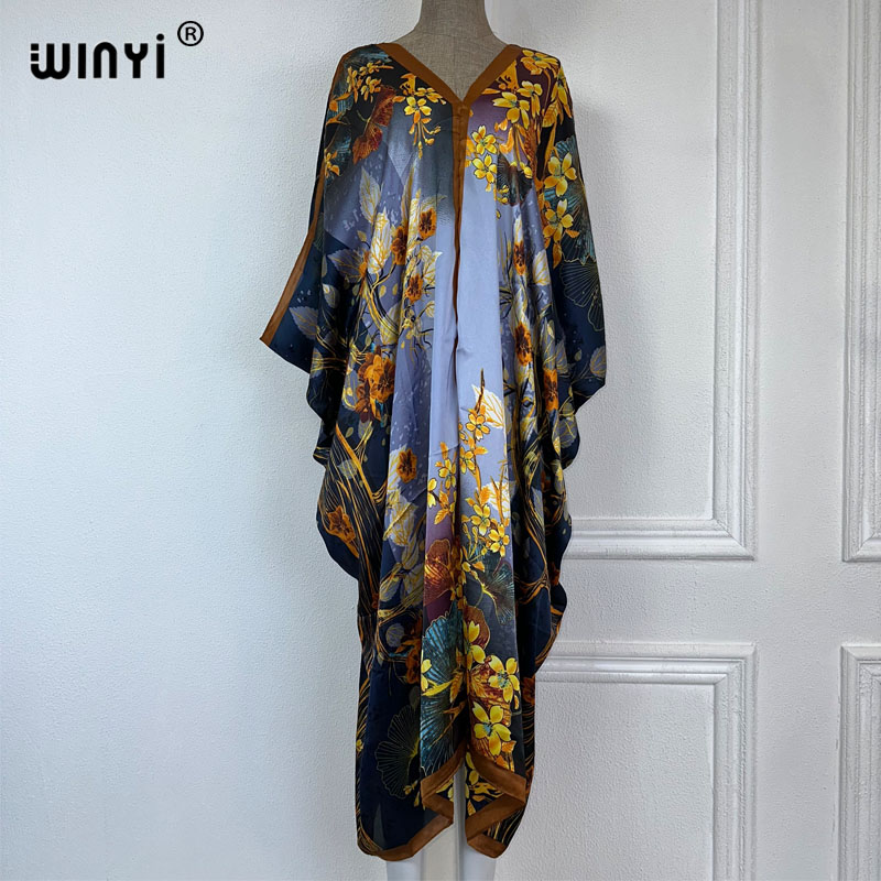 WINYI 2023 V-neck Africa Fashi - đánh giá và giá Boho Summer Beach Maxi Dress