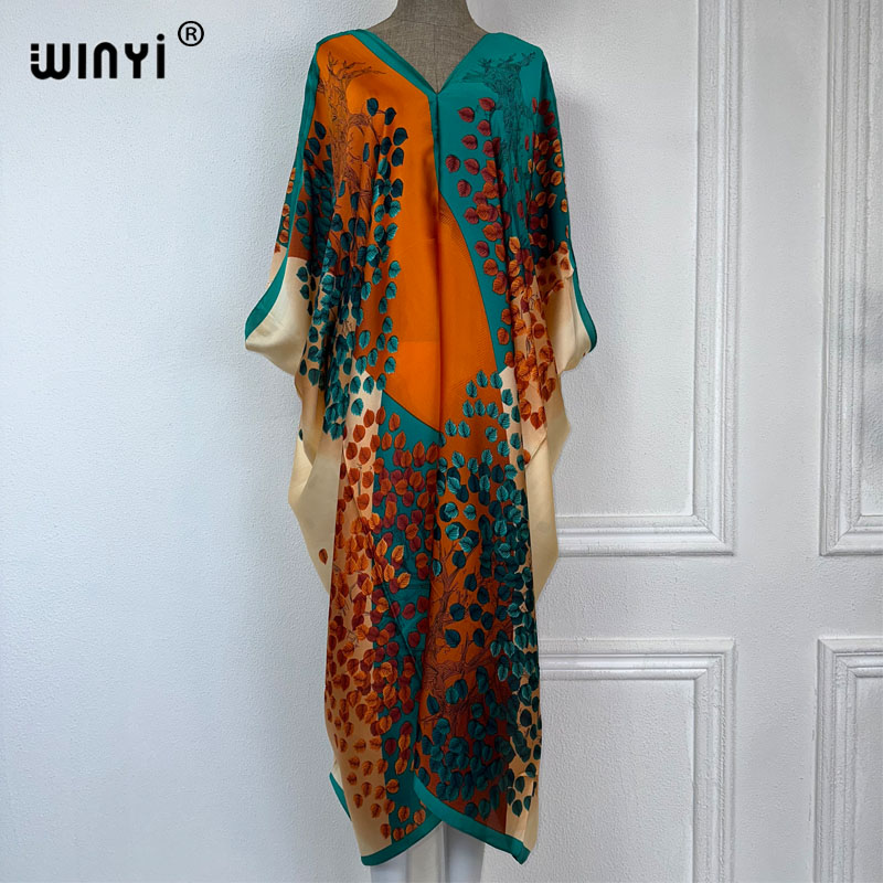WINYI 2023 V-neck Africa Fashi - đánh giá và giá Boho Summer Beach Maxi Dress