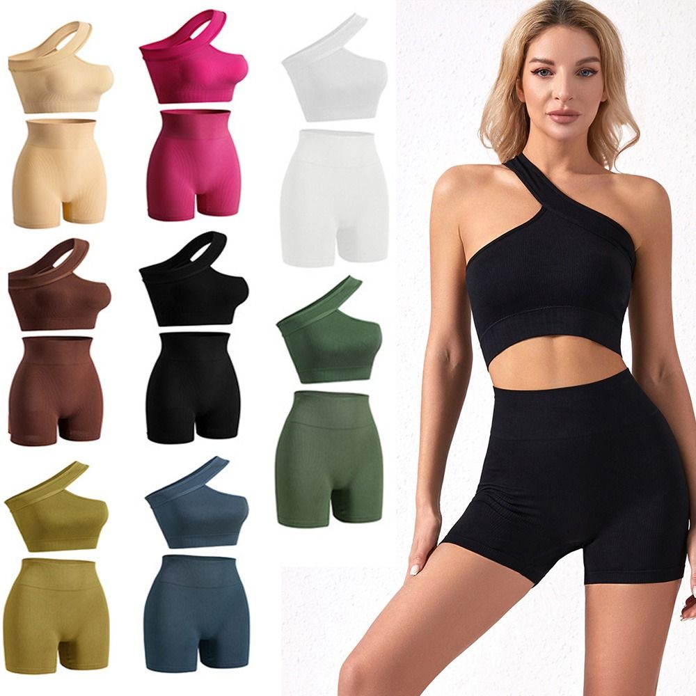 2Pcs Comfortable Seamless Wome - đánh giá và giá Seamless Ribbed Workout Tank Top