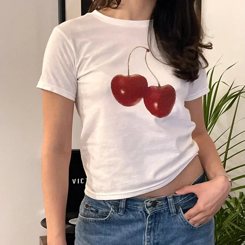 Aesthetic Summer Baby Tee Stre - đánh giá và giá Y2K Graphic Baby Tee Crop