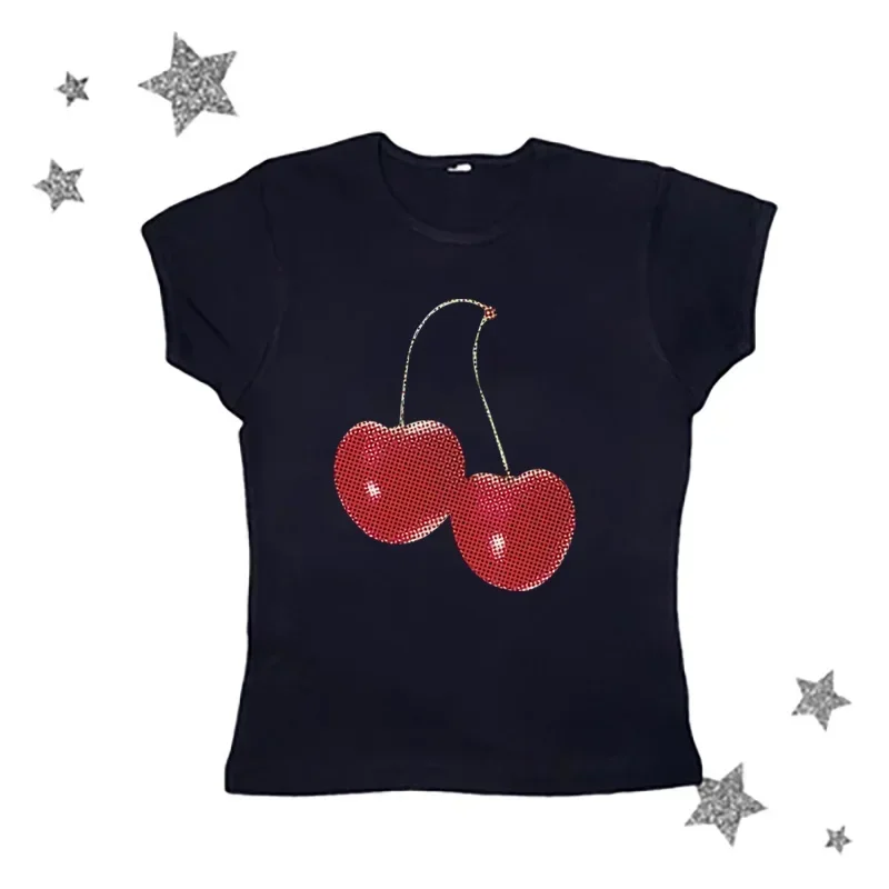 Aesthetic Summer Baby Tee Stre - đánh giá và giá Y2K Graphic Baby Tee Crop
