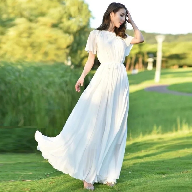 2023 New Women Summer Dress La - đánh giá và giá French Vintage Floral Midi Dress