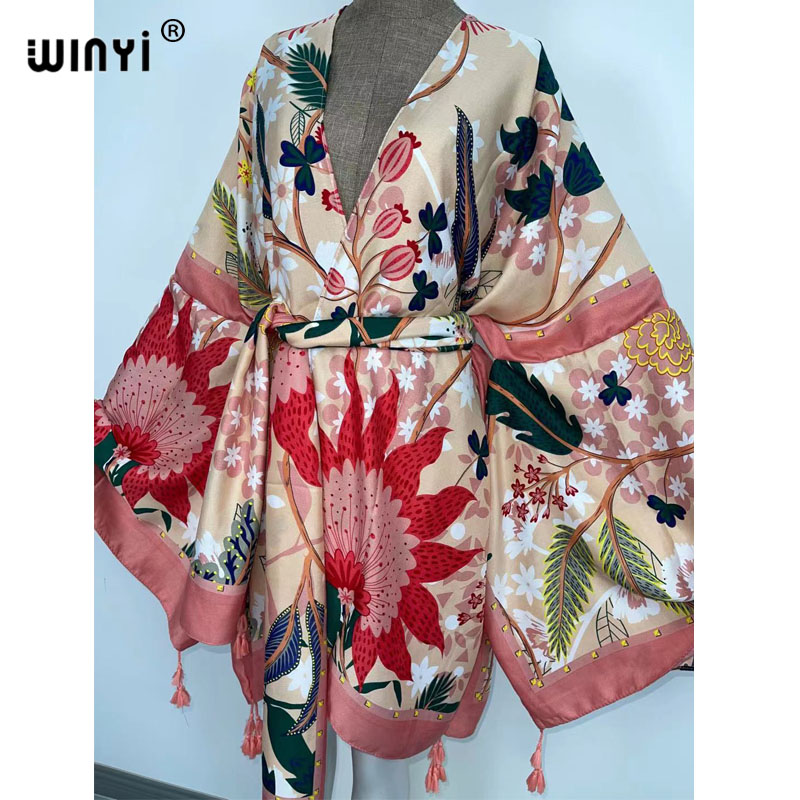 WINYI Autumn Dresses for Women - đánh giá và giá Boho Summer Beach Maxi Dress