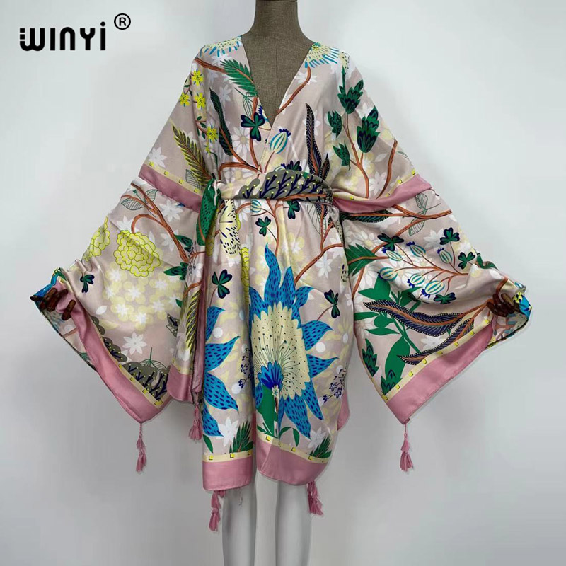 WINYI Autumn Dresses for Women - đánh giá và giá Boho Summer Beach Maxi Dress