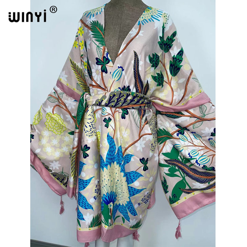 WINYI Autumn Dresses for Women - đánh giá và giá Boho Summer Beach Maxi Dress