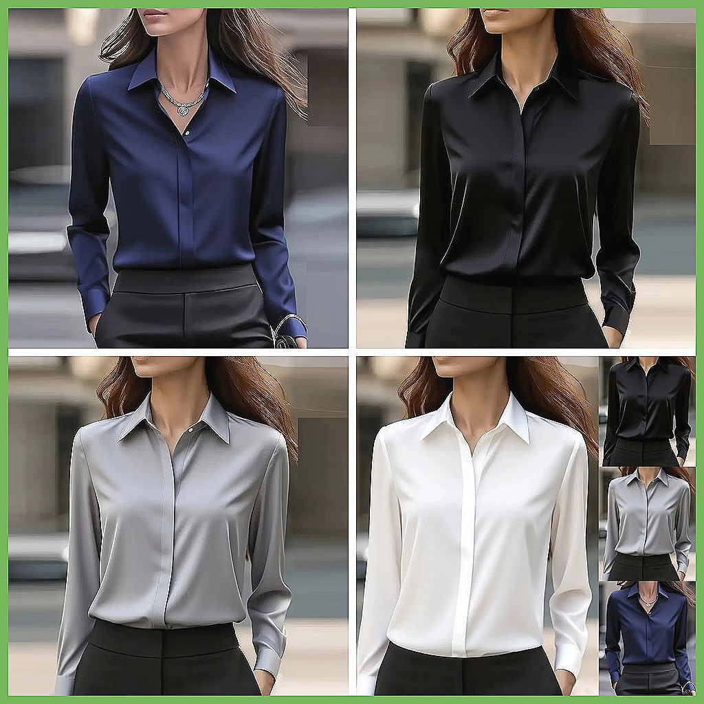 New Women's Office Blouse Long - đánh giá và giá Blouses