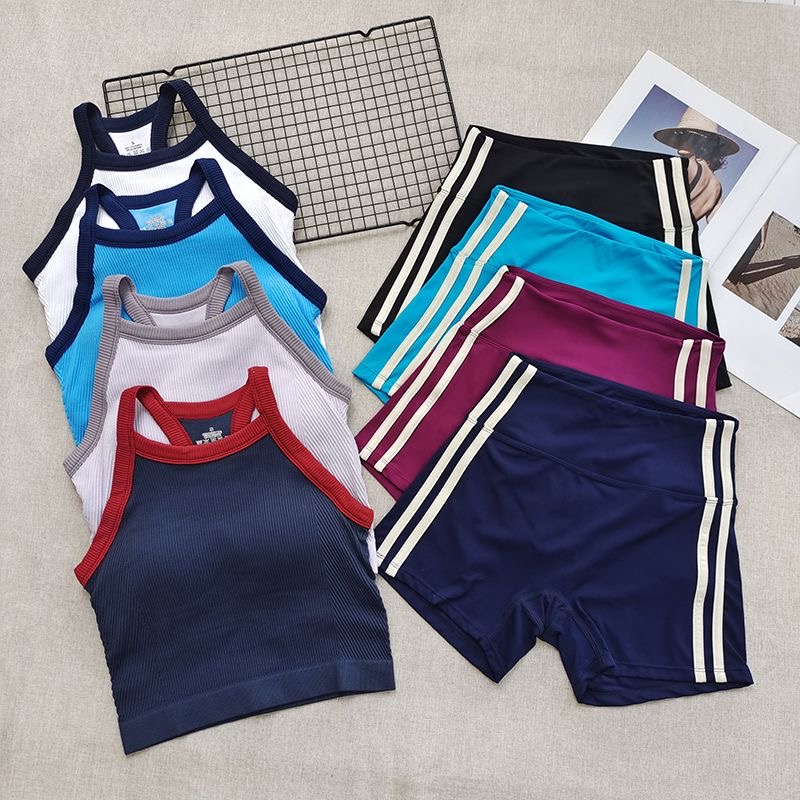 Women Ribbed Workout Sets 2 PC - đánh giá và giá Seamless Ribbed Workout Tank Top