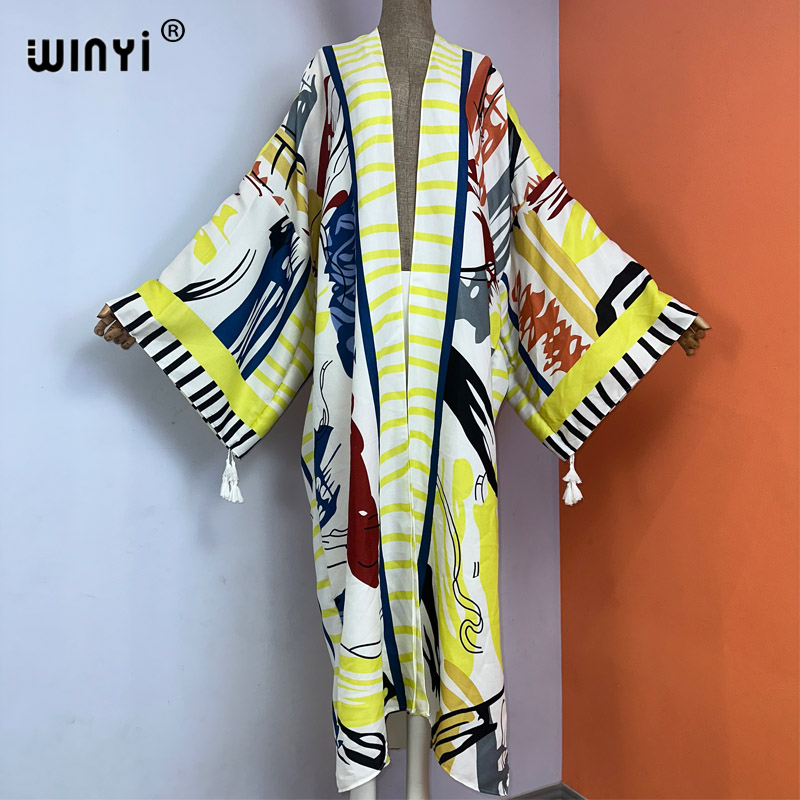 WINYI kimono new boho beach su - đánh giá và giá Boho Summer Beach Maxi Dress