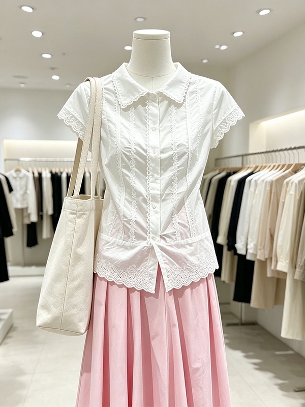 Elegant plus Size Women's Summ - đánh giá và giá Korean Style A Line Shirt Dress