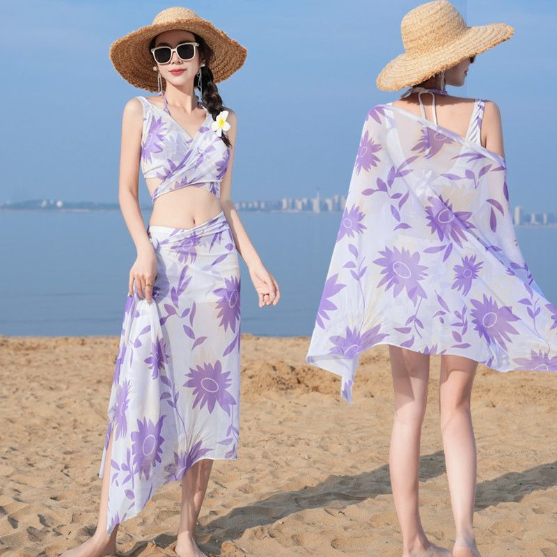 New Fashion Triangle Bikini 3P - đánh giá và giá Skirts