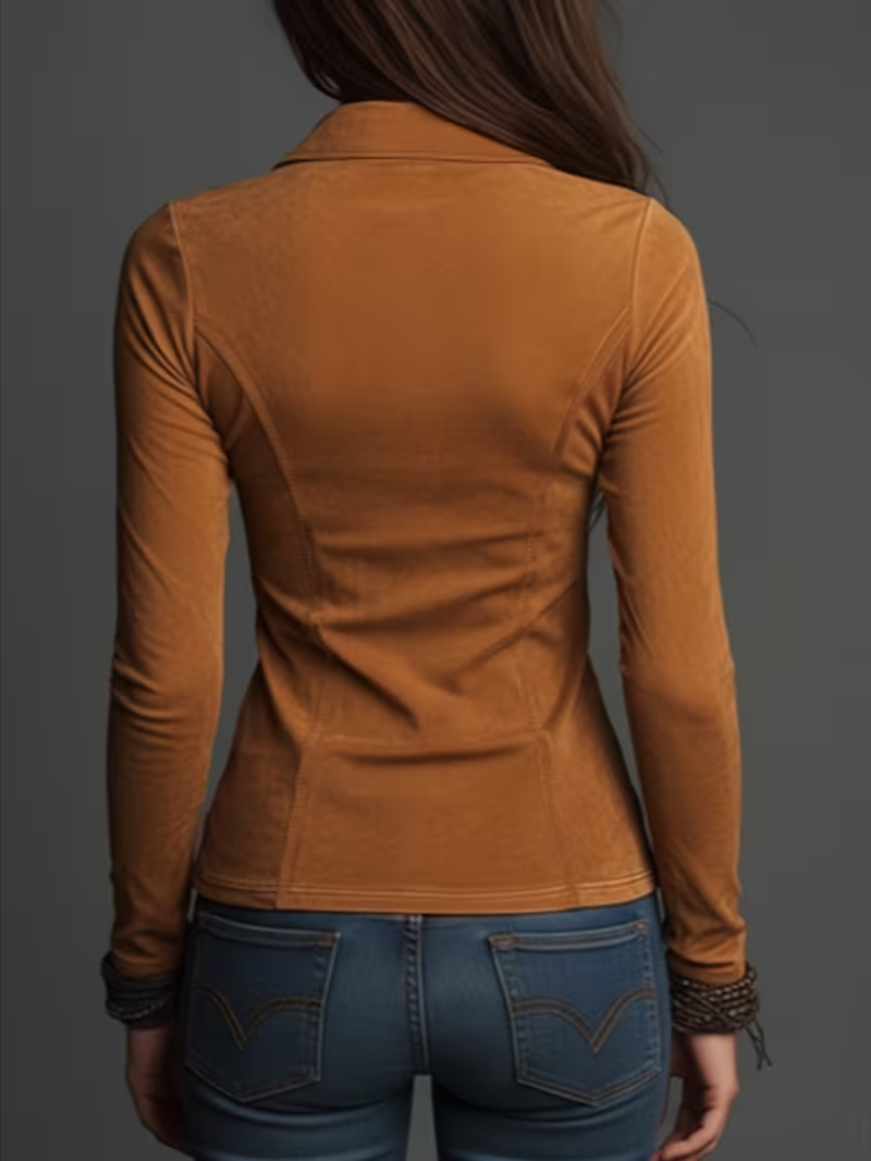 Women's Slim Fit Lapel Shirt,  - đánh giá và giá Blouses