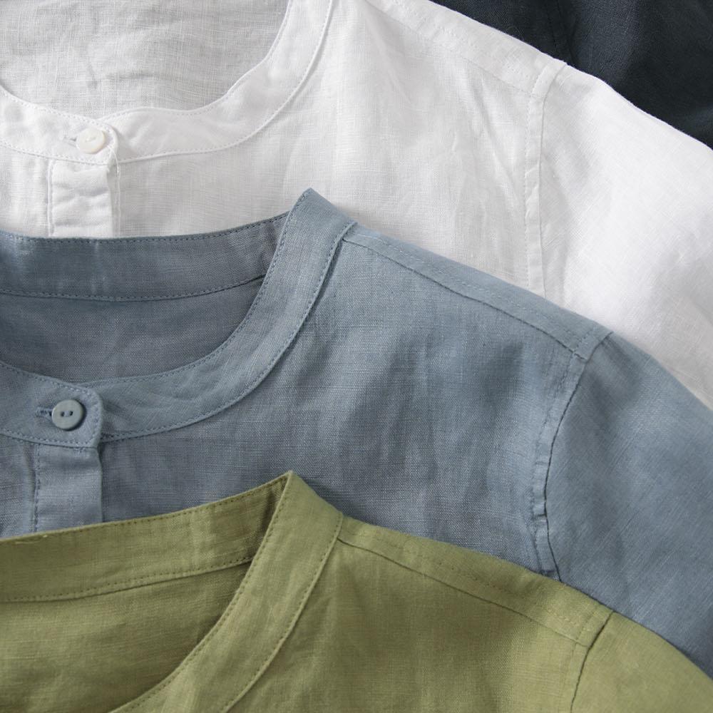 Outlet Japanese Style Linen Sh - đánh giá và giá Casual Loose Linen Shirt Dress