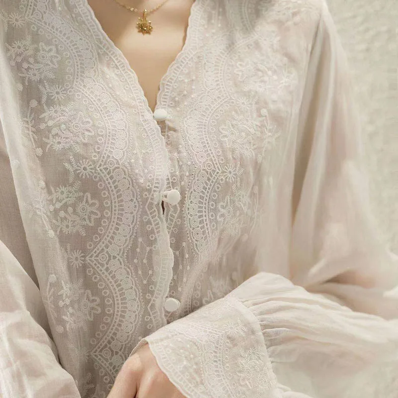 GELITAYIN V-Neck Long Sleeve L - đánh giá và giá Casual Loose Linen Shirt Dress