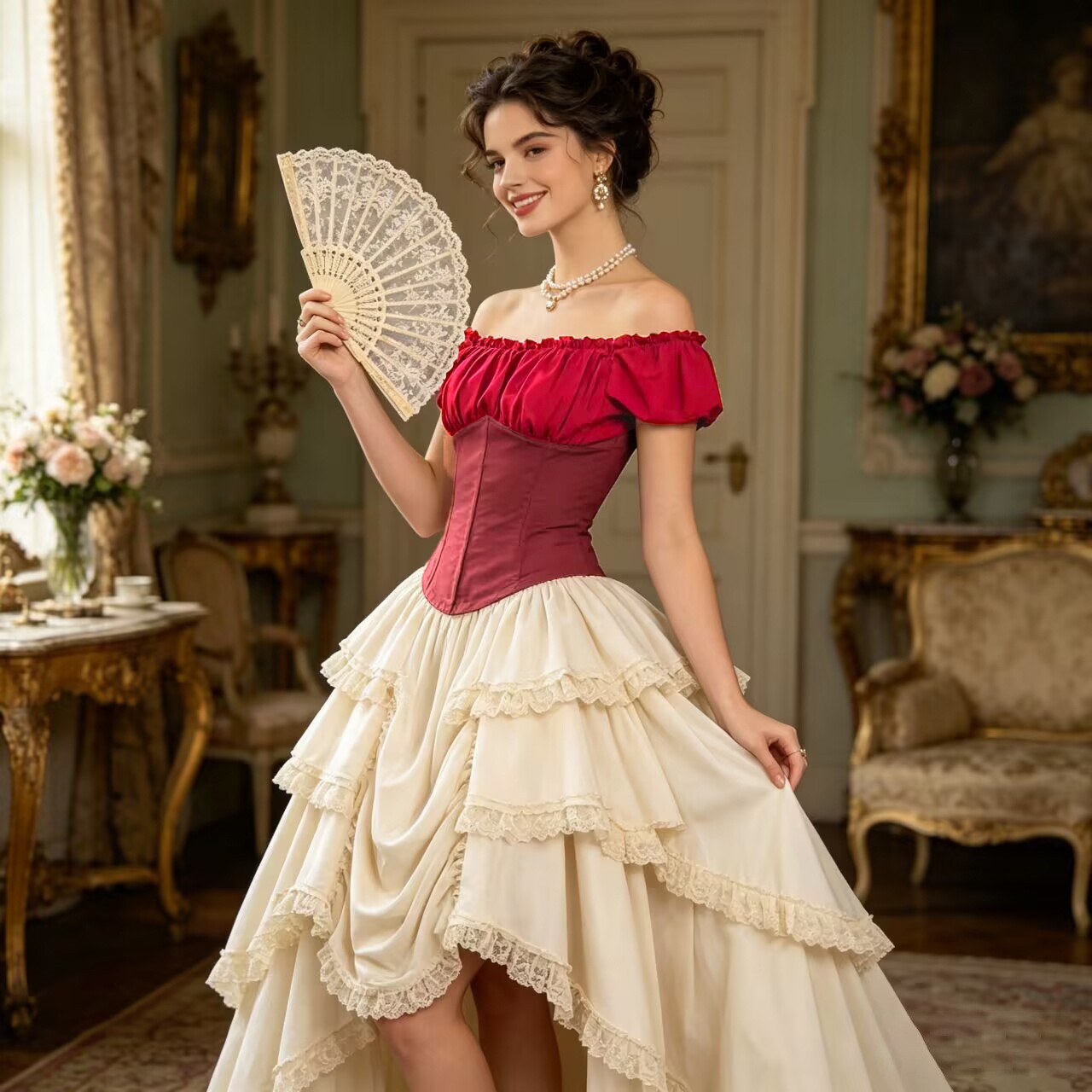 Renaissance Asymmetrical Hem S - đánh giá và giá Skirts