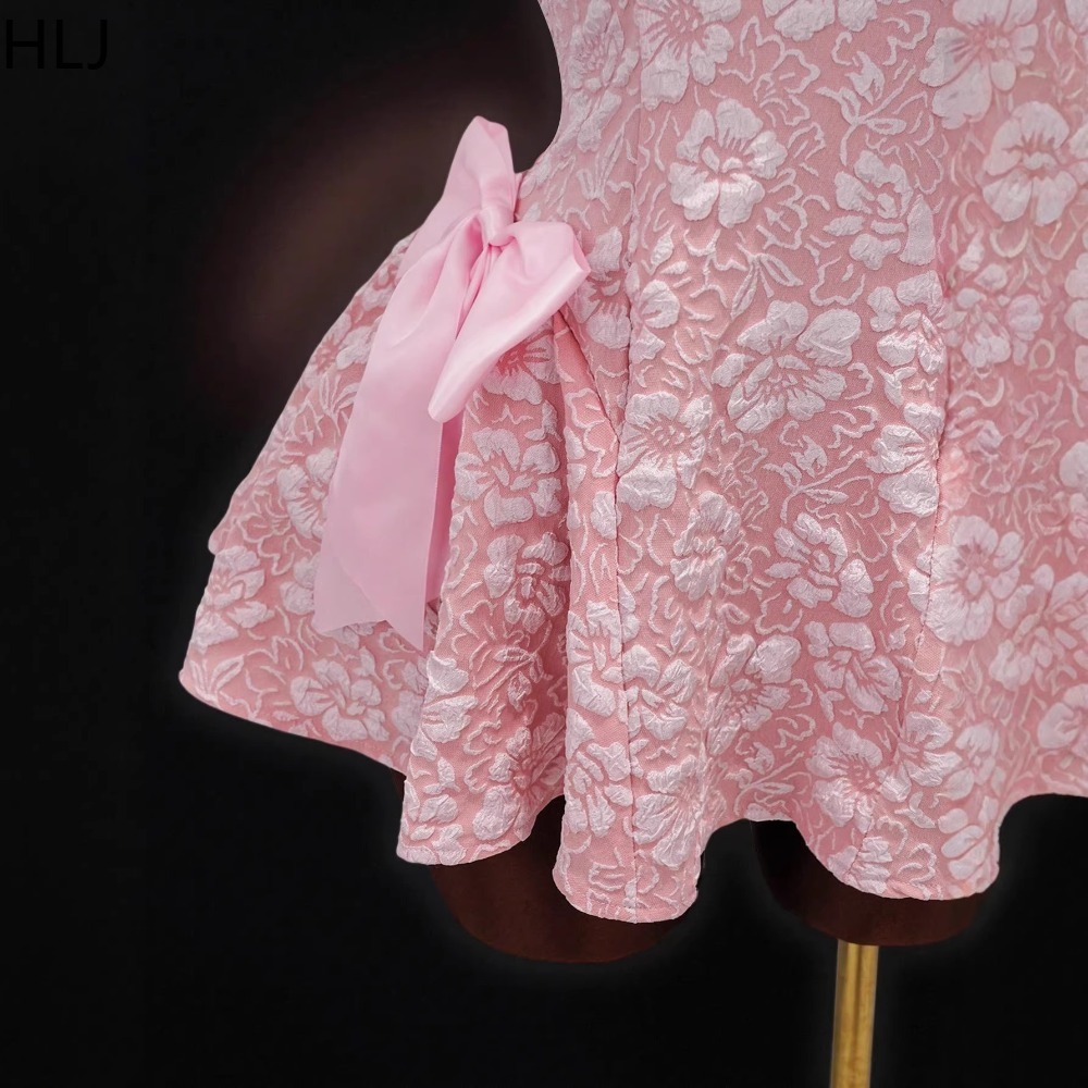 HLJ Y2K Sexy Jacquard Patchwor - đánh giá và giá Y2K Backless Halter Mini Dress