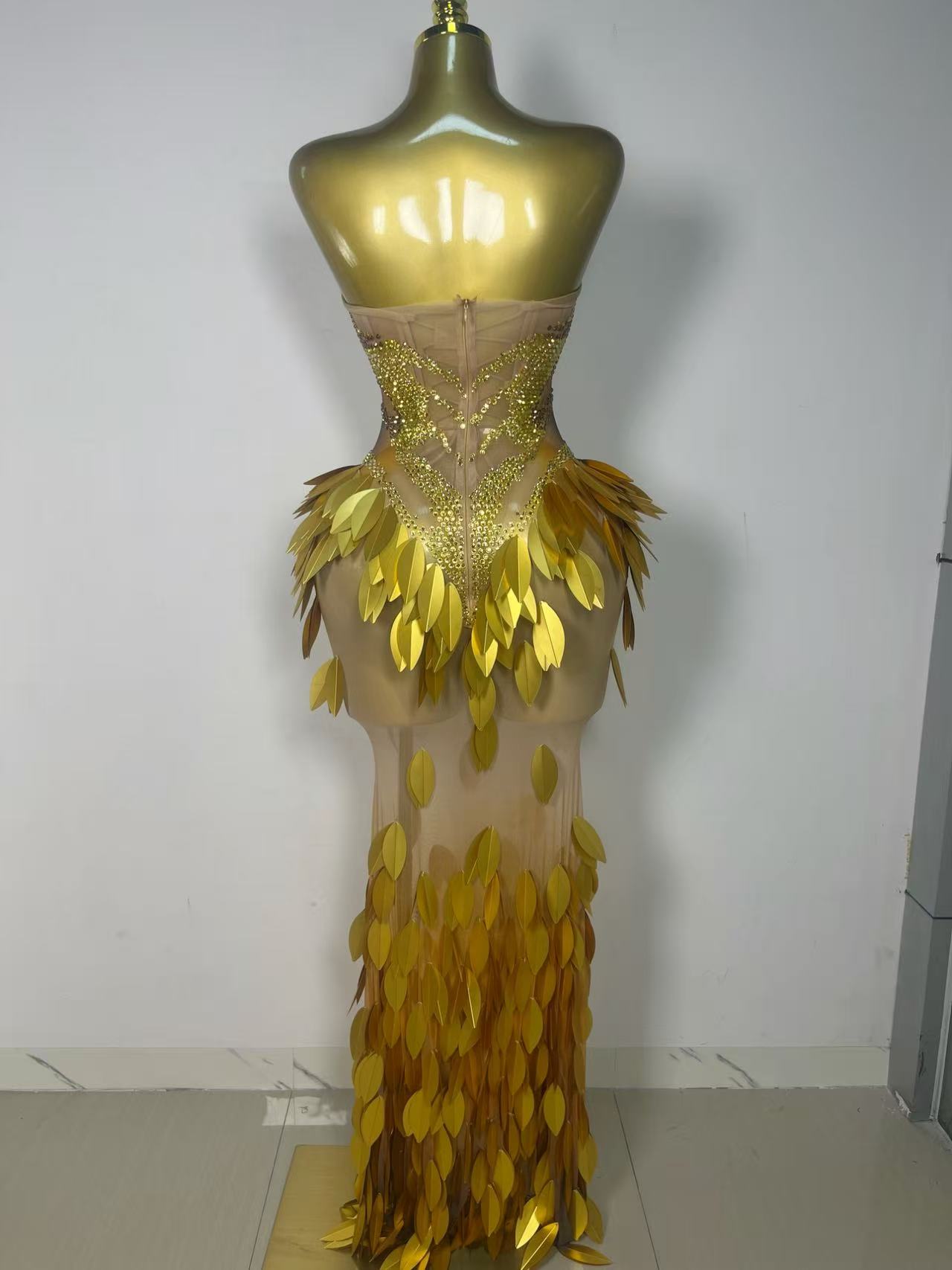 Sparkly Gold Rhinestone Sequin - đánh giá và giá Sparkly Rhinestone Club Party Dress