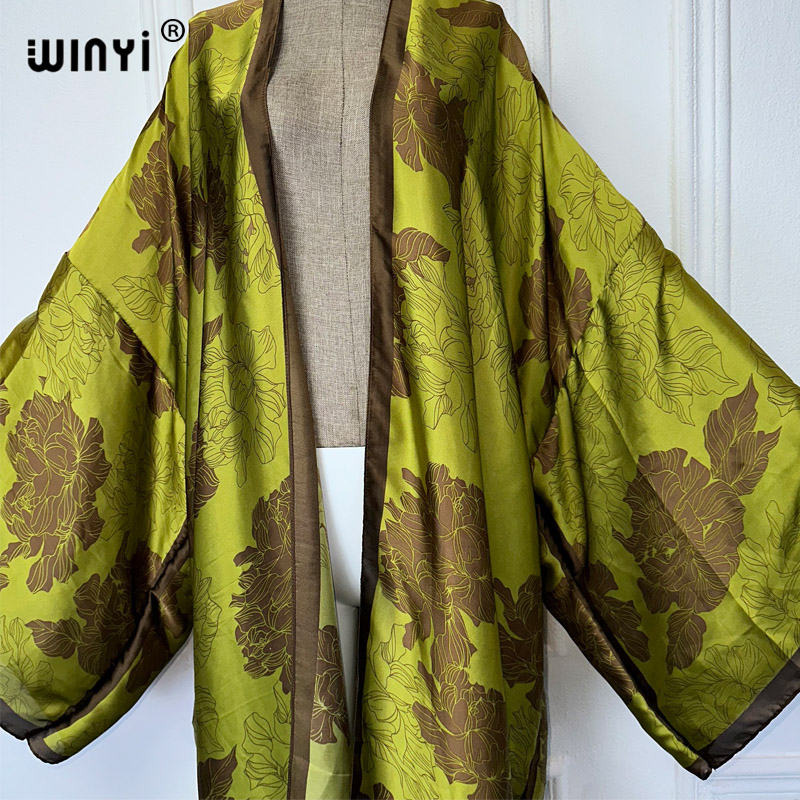 WINYI Africa boho print Kimono - đánh giá và giá Boho Summer Beach Maxi Dress