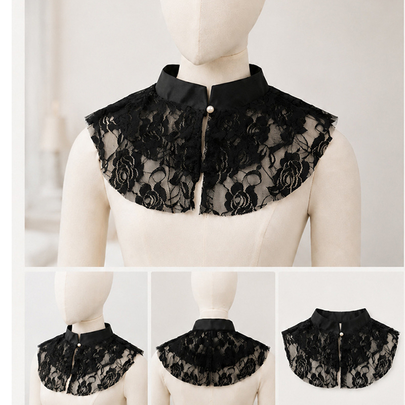 Elegant Lace Floral False Coll - đánh giá và giá Dresses