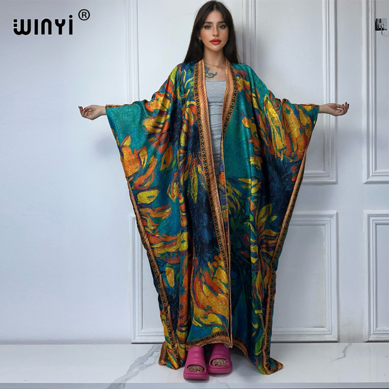 WINYI high quality boho print  - đánh giá và giá Boho Summer Beach Maxi Dress