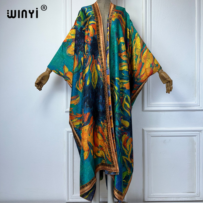WINYI high quality boho print  - đánh giá và giá Boho Summer Beach Maxi Dress